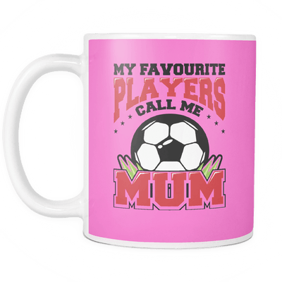 My Favourite Players Call Me Mum Football Mug