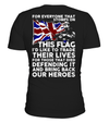 For Everyone That Stomps On This Flag I'd Like To Trade Their Lives For Those That Died Defending It And Bring Back Our Heroes (Printed On Back)