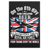 On The 8th Day God Created Beer To Prevent The Royal Air Force From Taking Over The World Canvas Art
