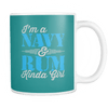 I'm A Navy & Rum Kinda Girl Mug