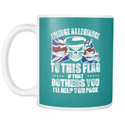 I Pledge Allegiance To This Flag RAF Mug