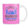 I Do What I Do Because Grandkids Don't Spoil Themselves Mug